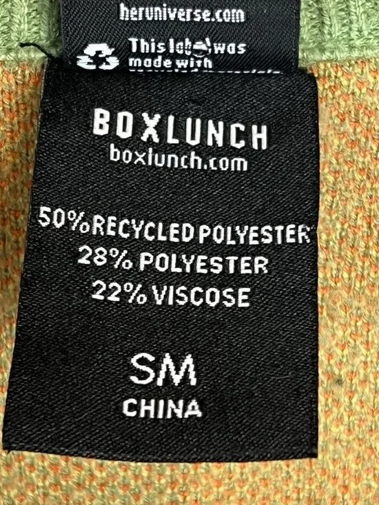 Disney Winnie the Pooh Green Floral Cardigan Womens Size Small Box Lunch - Picture 7 of 13